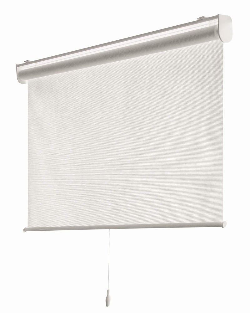 CHICOLOGY Roller Shades , Cordless Blinds , Window Shades for Home , Roller Window Shades , Window Treatments , Door Blinds , Light Filtering Shades , Felton White (Natural Woven) , 23"W X 72"H - Image 4